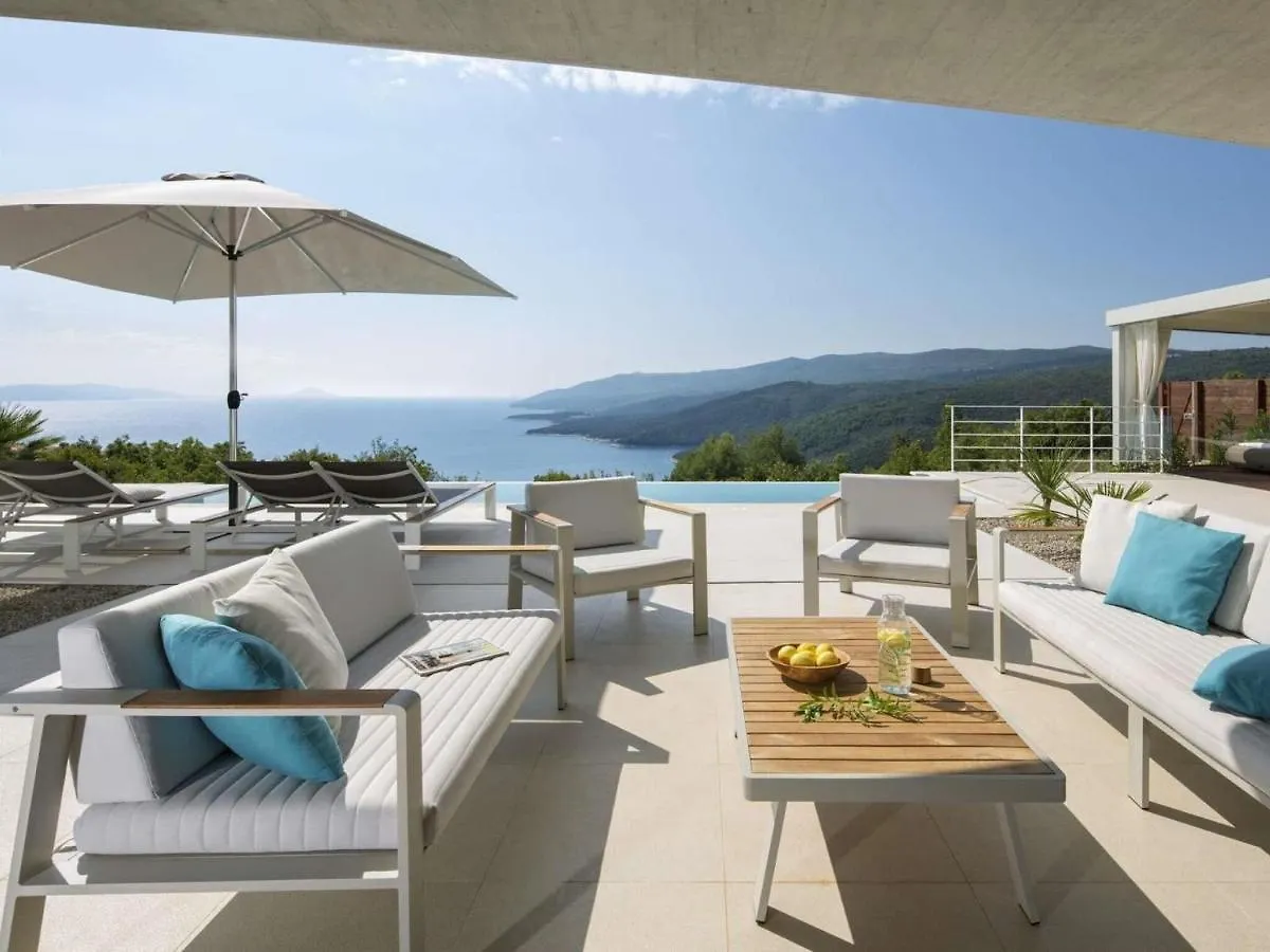 Design Villa In Rabac With Sea-View, Sauna, Private Pool Croatia