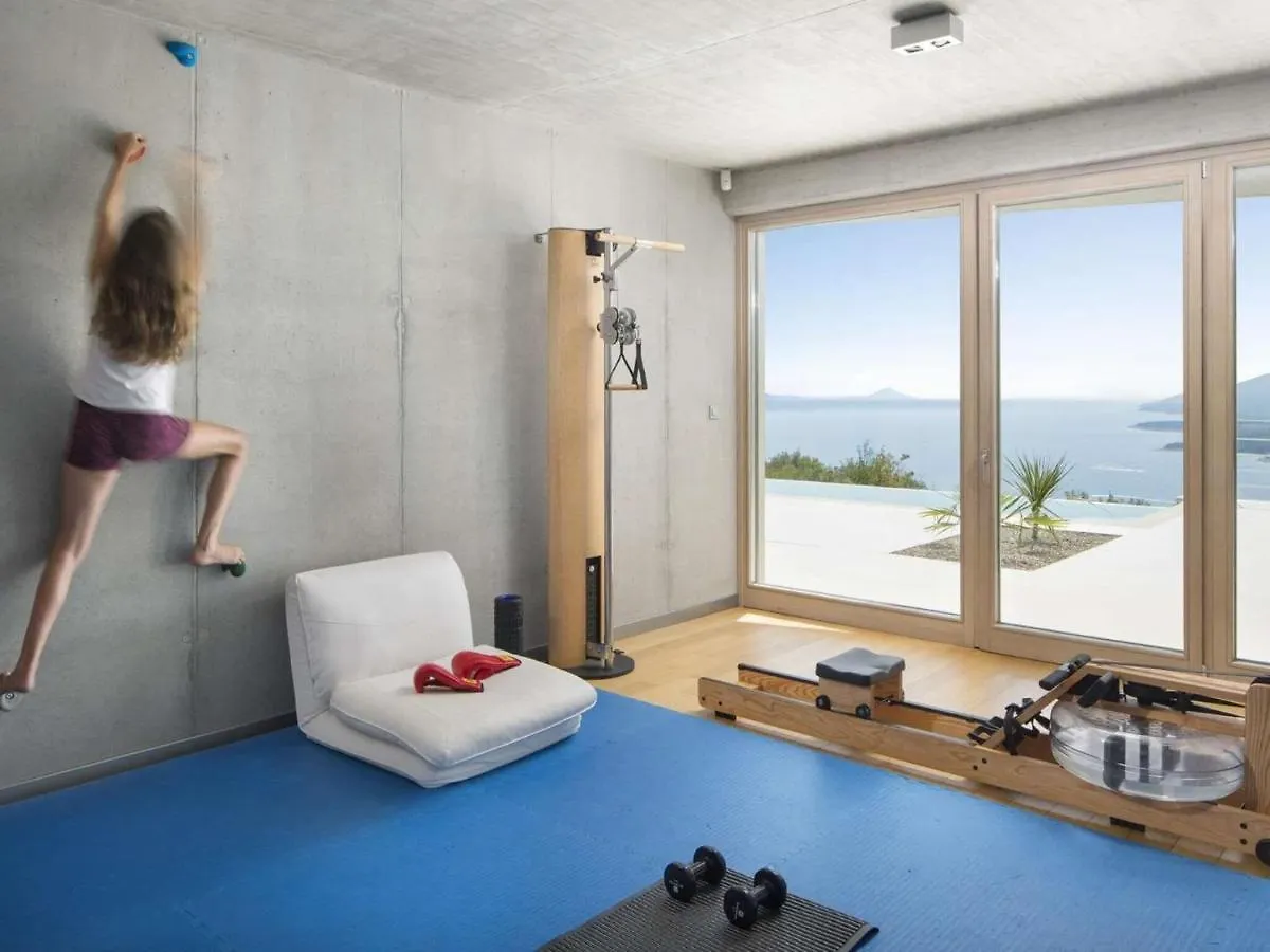 Design Villa In Rabac With Sea-View, Sauna, Private Pool 別荘