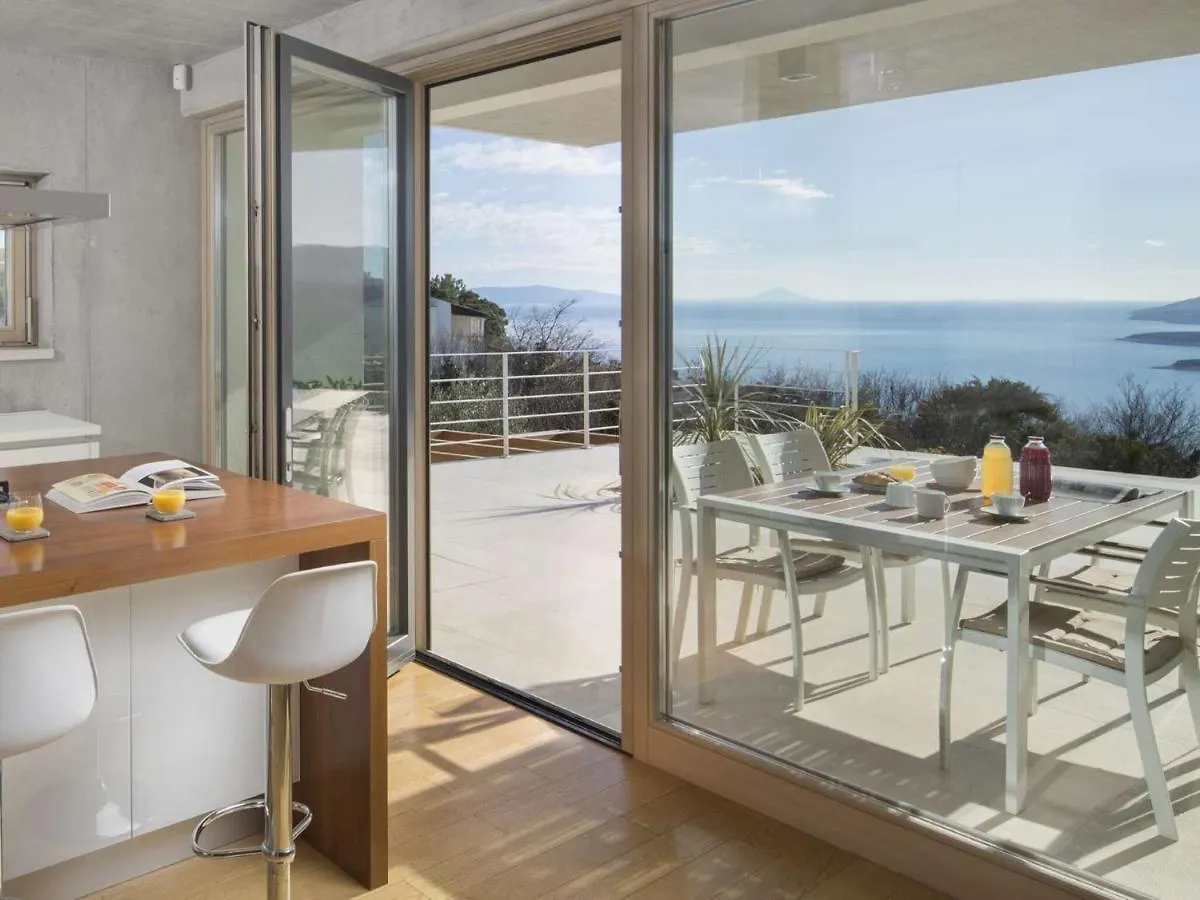Design Villa In Rabac With Sea-View, Sauna, Private Pool