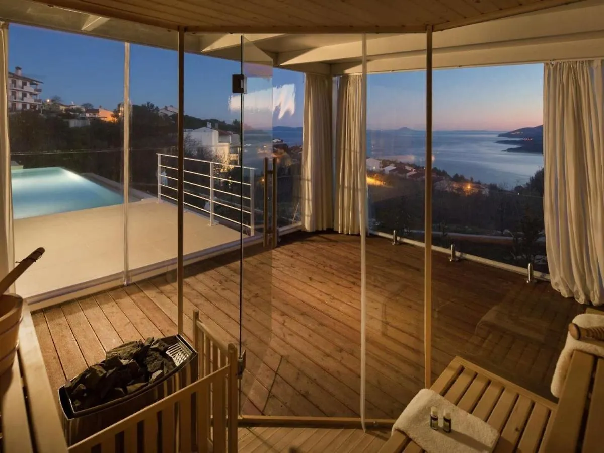 Design Villa In Rabac With Sea-View, Sauna, Private Pool 0*,